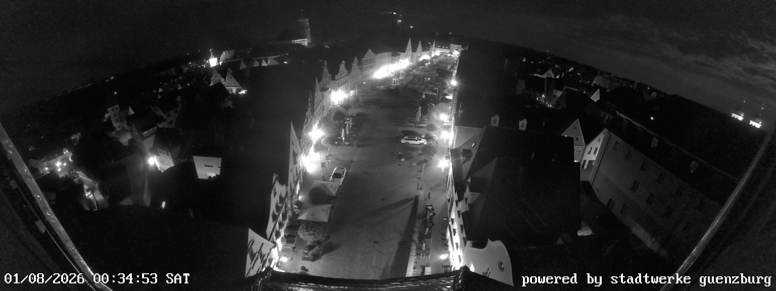 Archiv Foto Webcam Günzburg Marktplatz