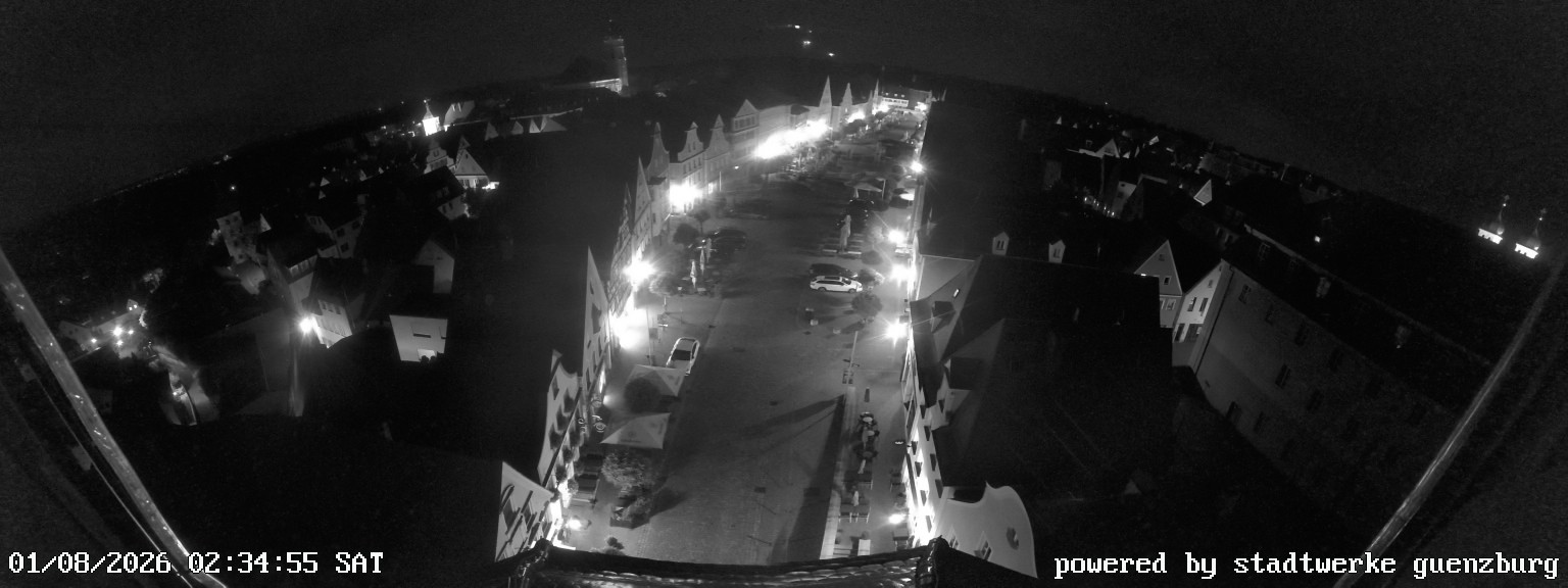 Archiv Foto Webcam Günzburg Marktplatz
