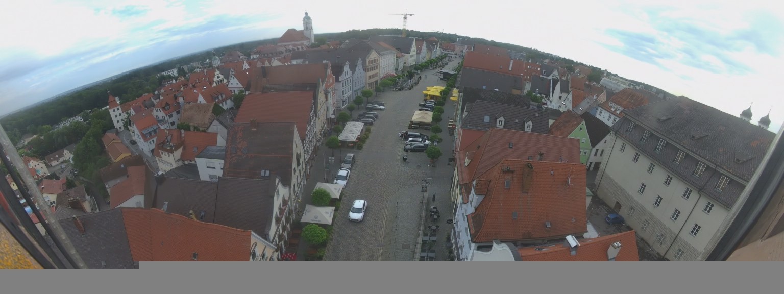 Archiv Foto Webcam Günzburg Marktplatz