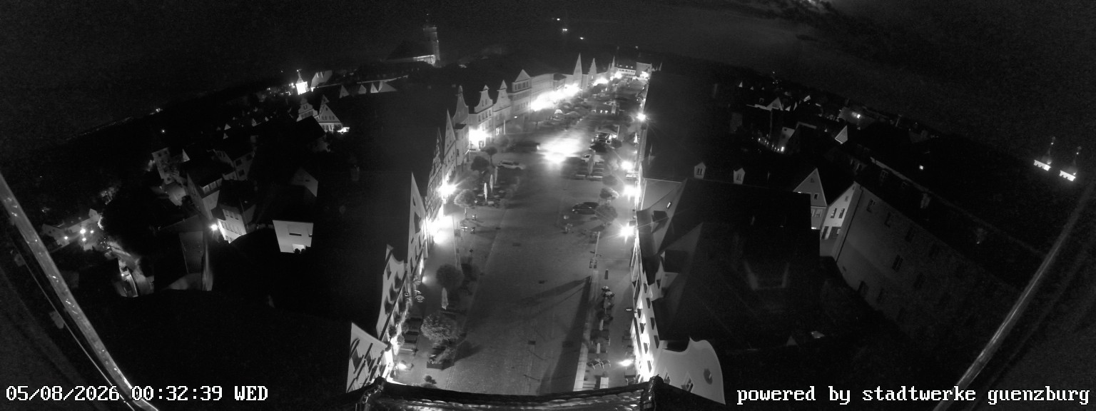 Archived image Webcam Günzburg Town Square