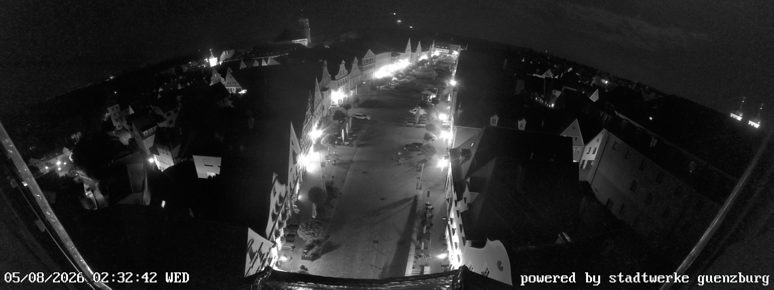 Archived image Webcam Günzburg Town Square