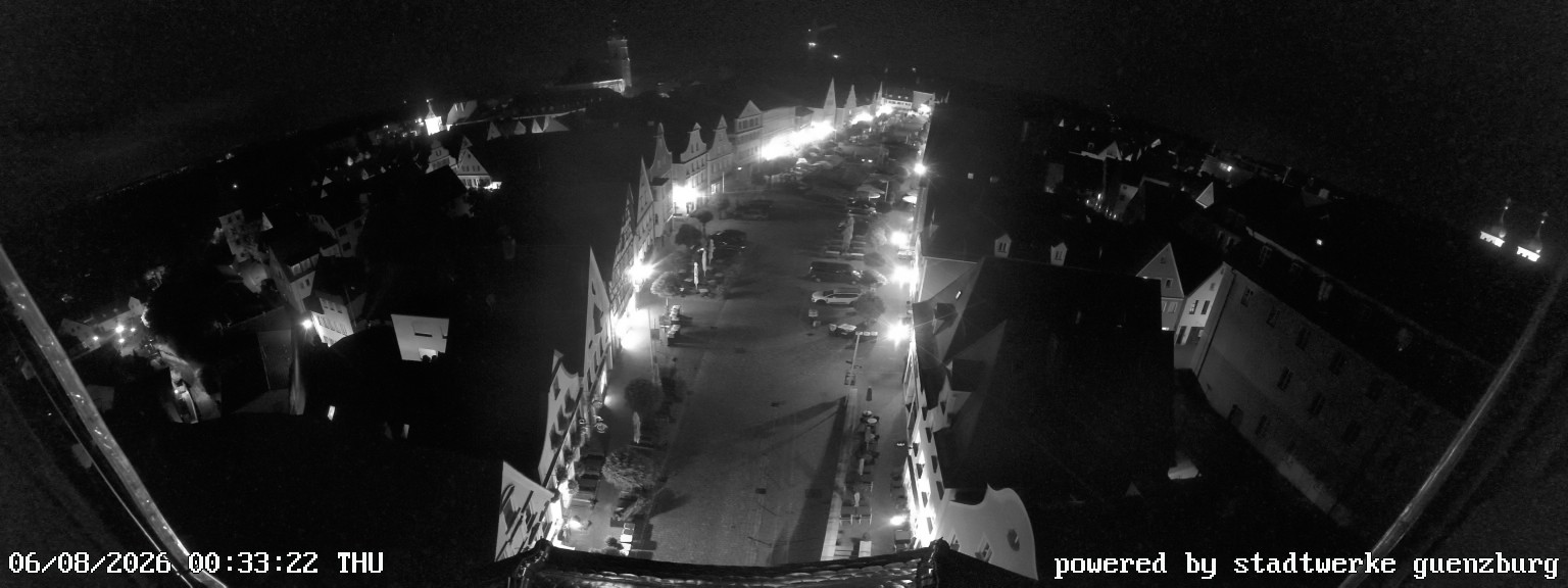 Archiv Foto Webcam Günzburg Marktplatz