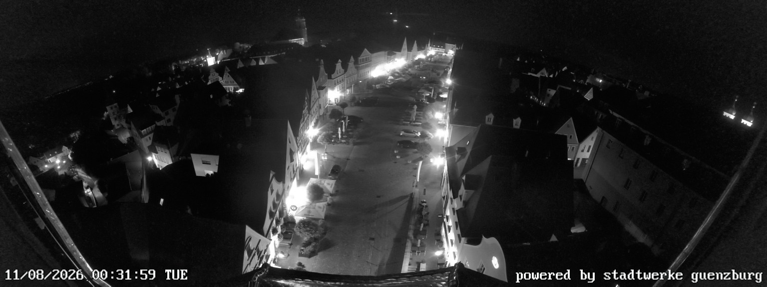 Archiv Foto Webcam Günzburg Marktplatz
