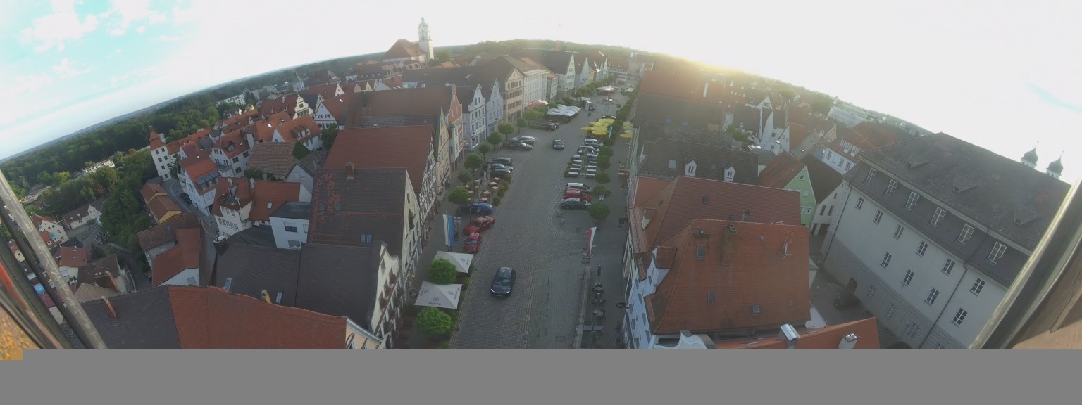 Archiv Foto Webcam Günzburg Marktplatz