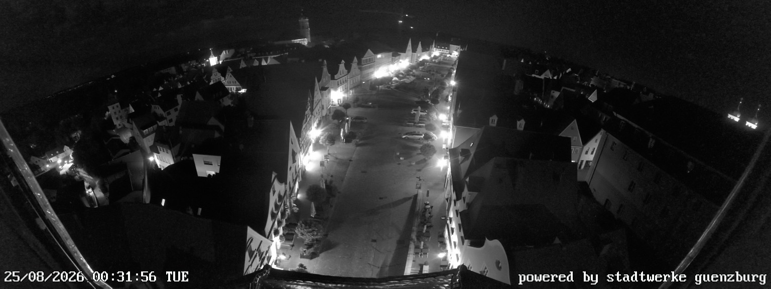 Archiv Foto Webcam Günzburg Marktplatz