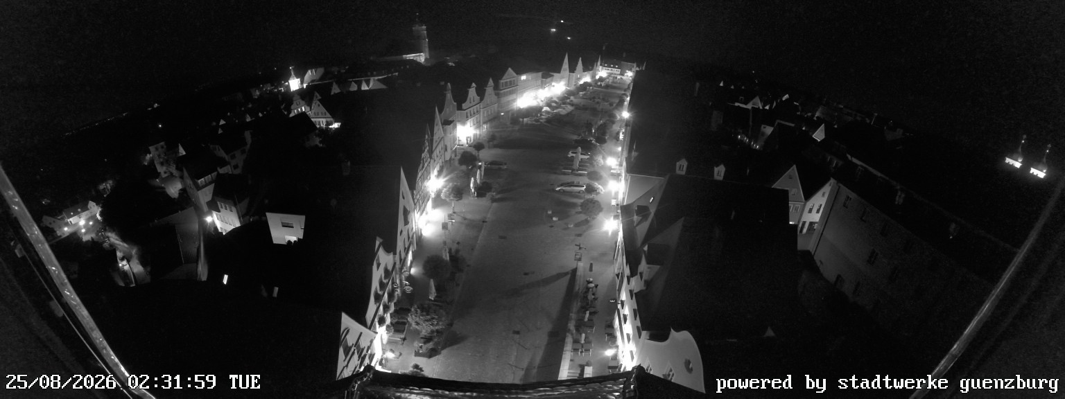 Archiv Foto Webcam Günzburg Marktplatz