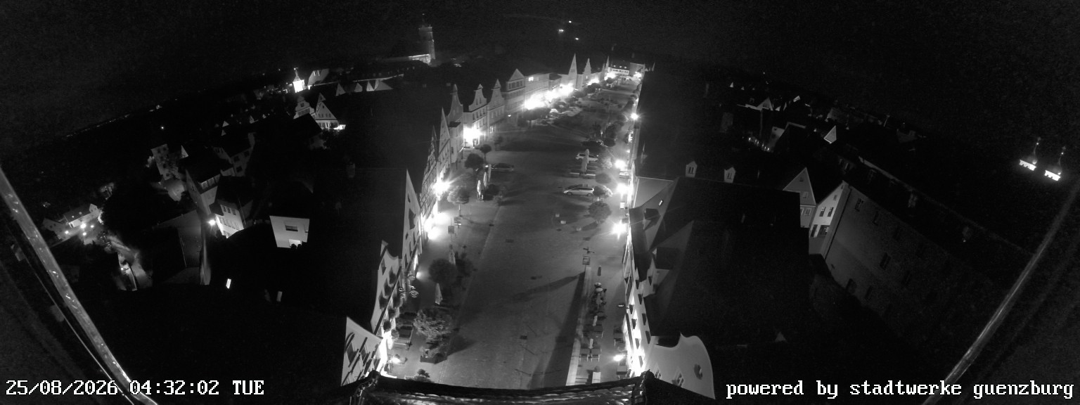 Archiv Foto Webcam Günzburg Marktplatz