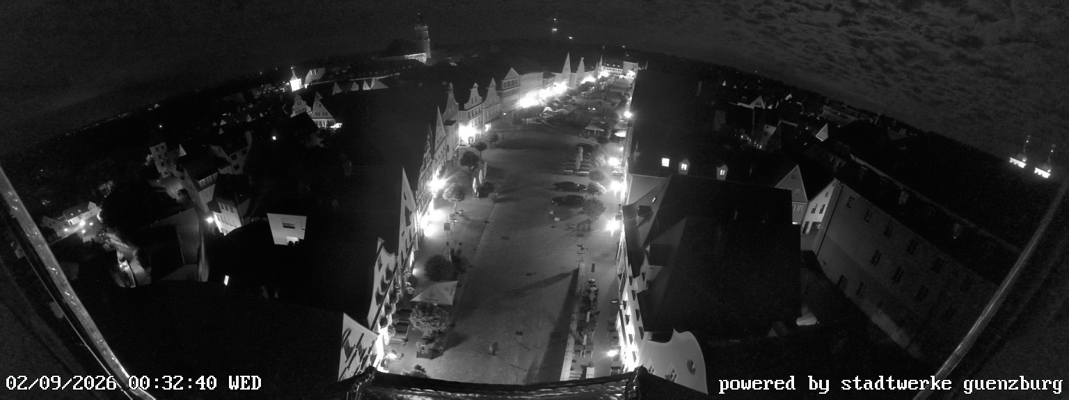 Archiv Foto Webcam Günzburg Marktplatz