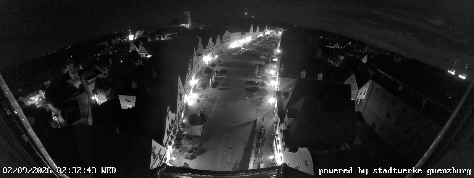 Archiv Foto Webcam Günzburg Marktplatz
