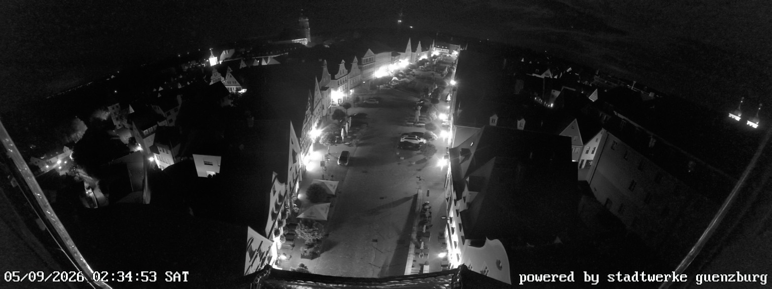 Archived image Webcam Günzburg Town Square