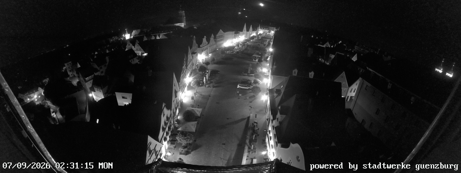 Archiv Foto Webcam Günzburg Marktplatz