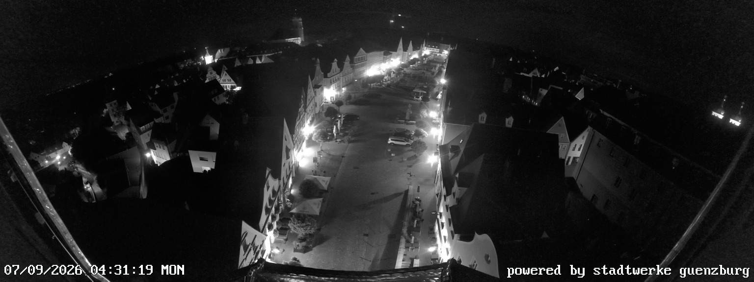 Archiv Foto Webcam Günzburg Marktplatz