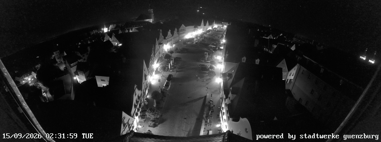 Archiv Foto Webcam Günzburg Marktplatz
