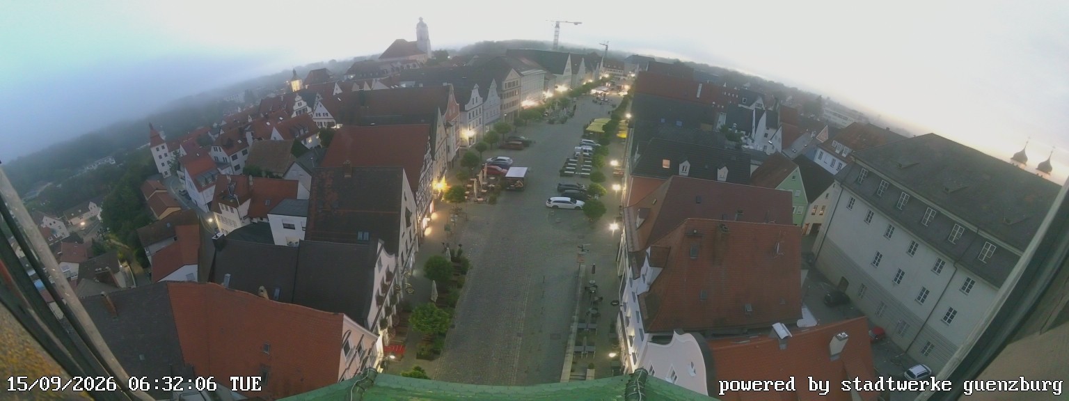 Archiv Foto Webcam Günzburg Marktplatz