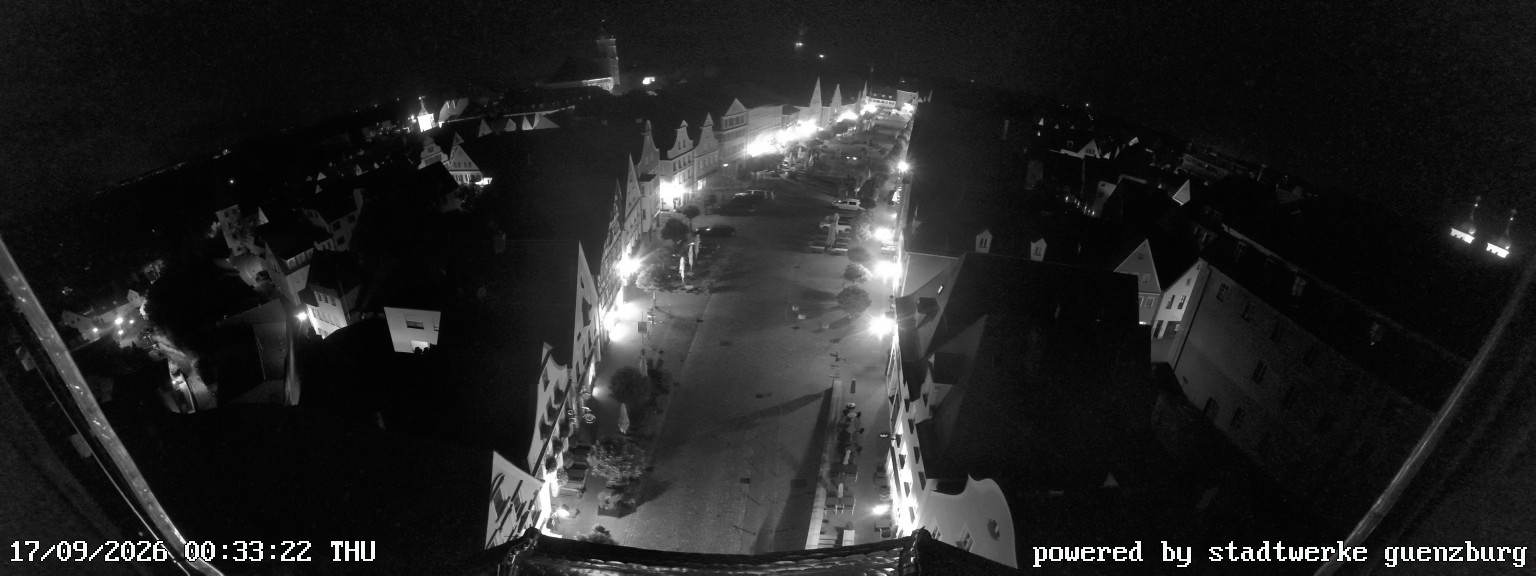 Archiv Foto Webcam Günzburg Marktplatz
