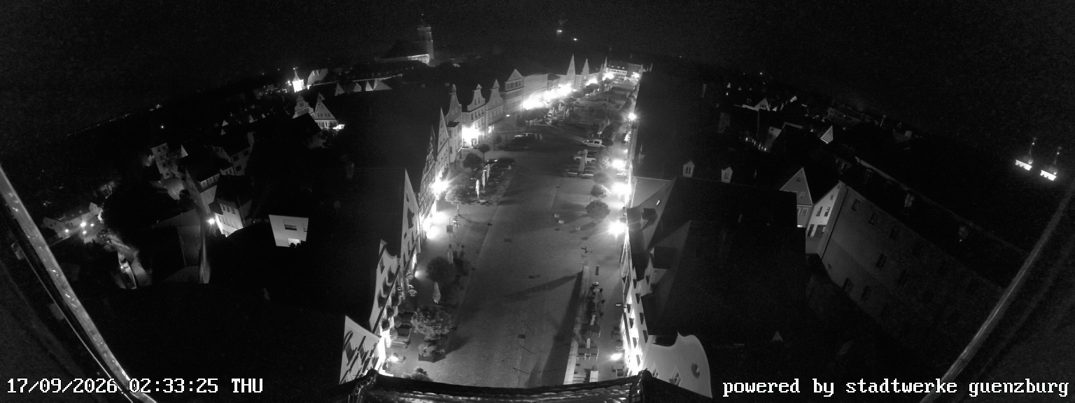 Archiv Foto Webcam Günzburg Marktplatz