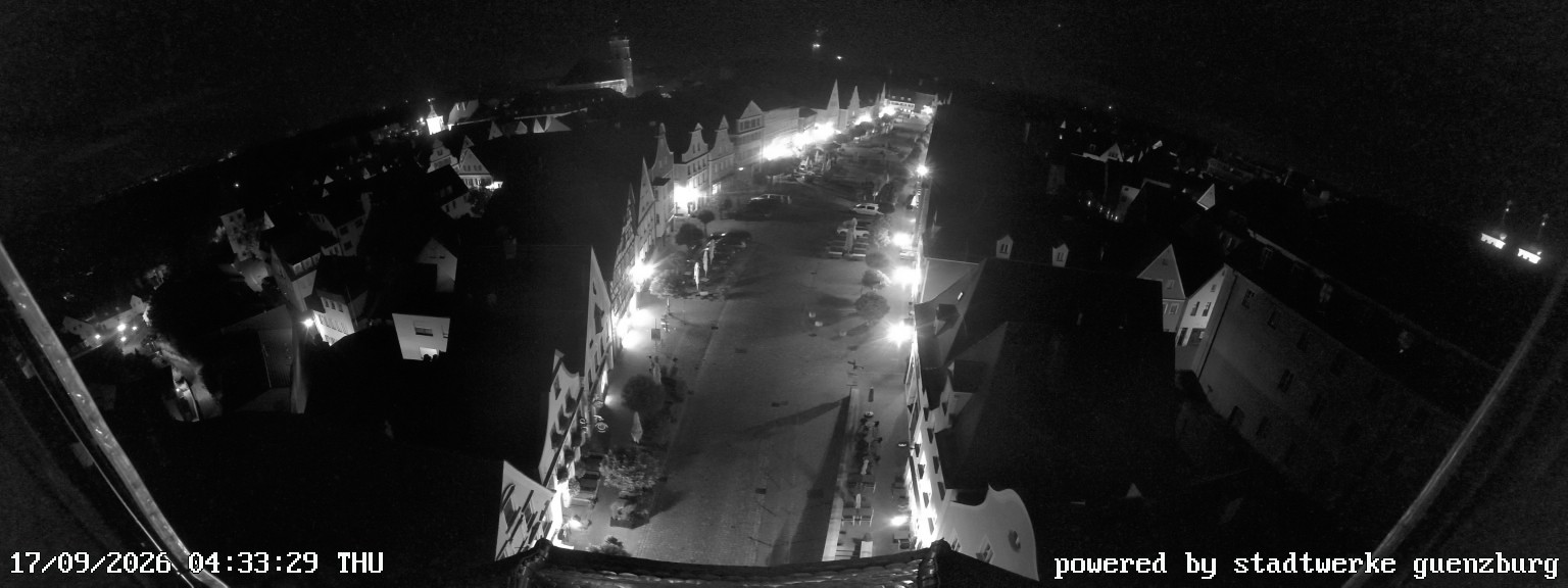 Archiv Foto Webcam Günzburg Marktplatz
