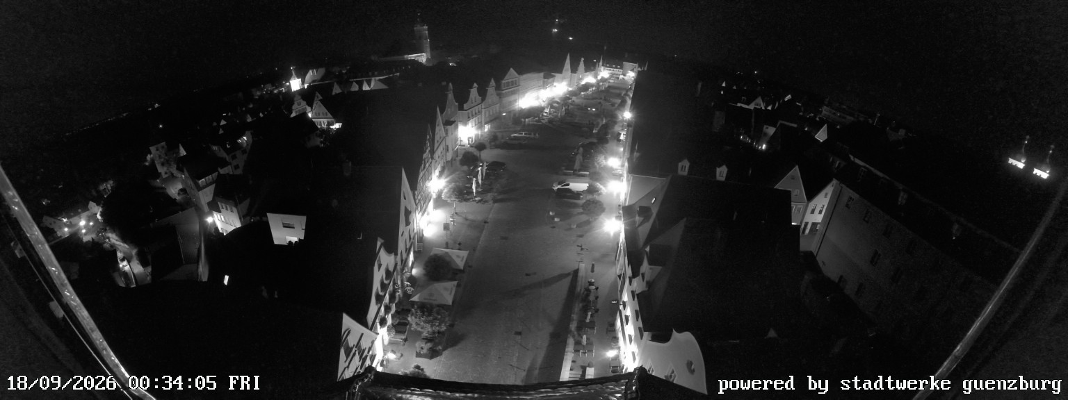 Archiv Foto Webcam Günzburg Marktplatz