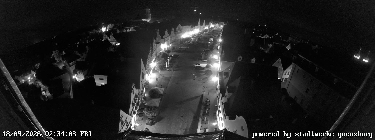 Archiv Foto Webcam Günzburg Marktplatz