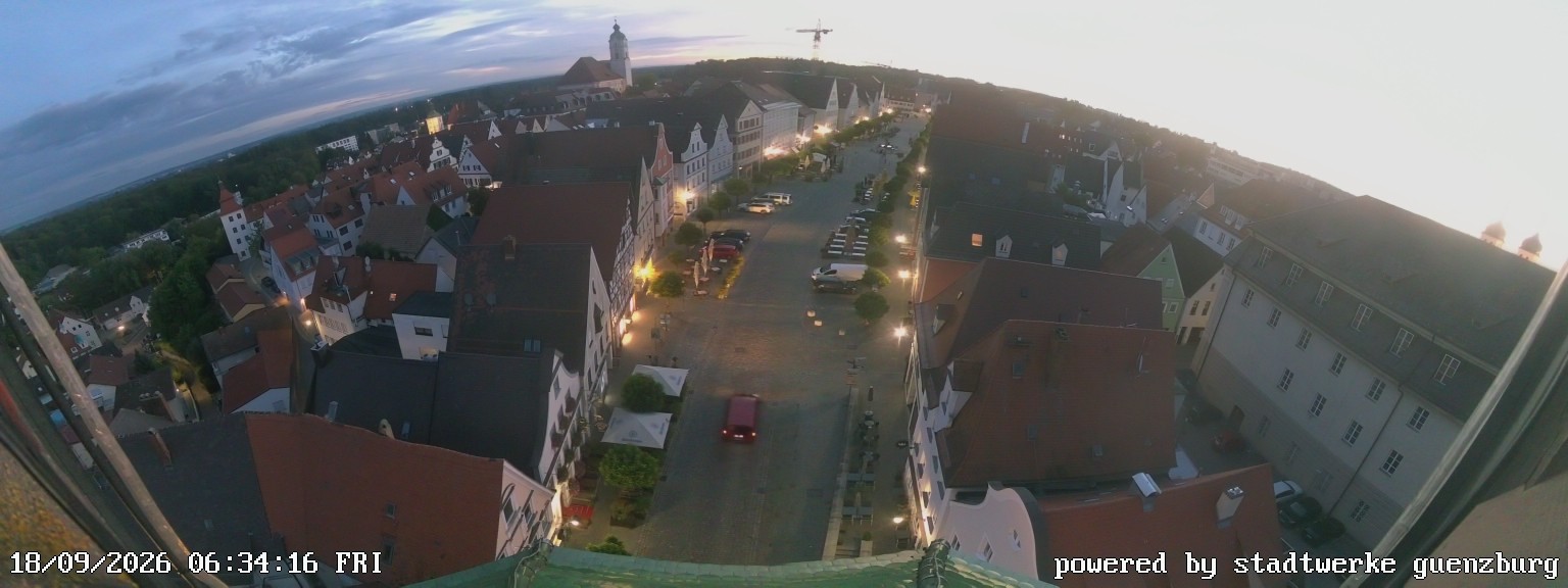 Archiv Foto Webcam Günzburg Marktplatz