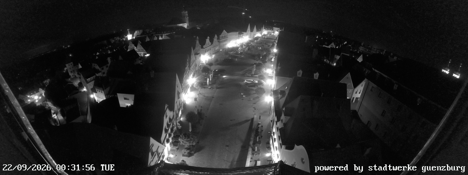 Archiv Foto Webcam Günzburg Marktplatz