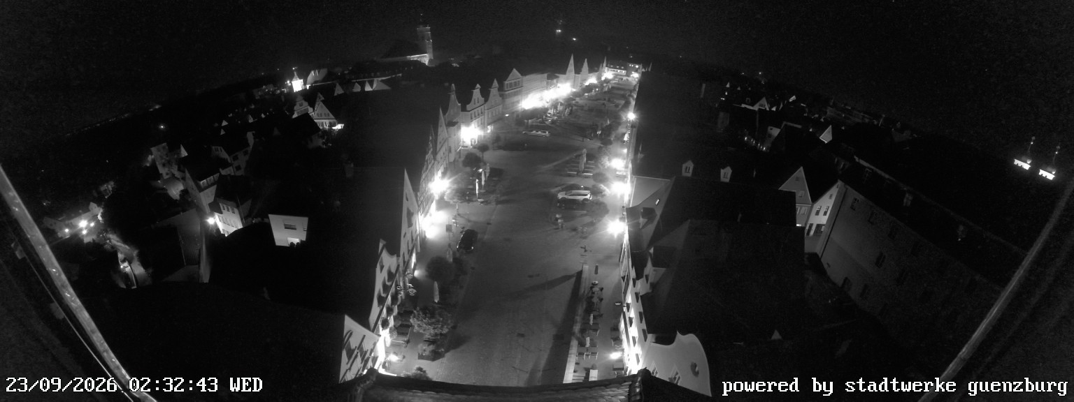Archived image Webcam Günzburg Town Square
