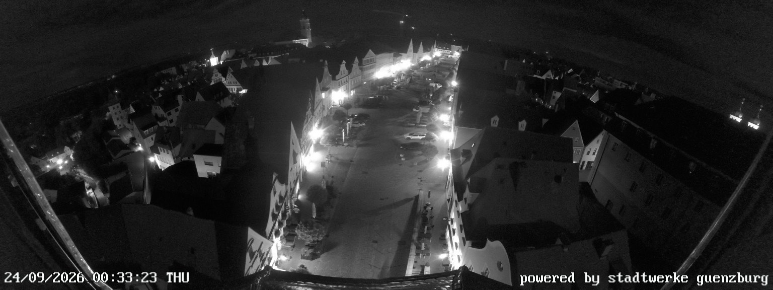 Archiv Foto Webcam Günzburg Marktplatz