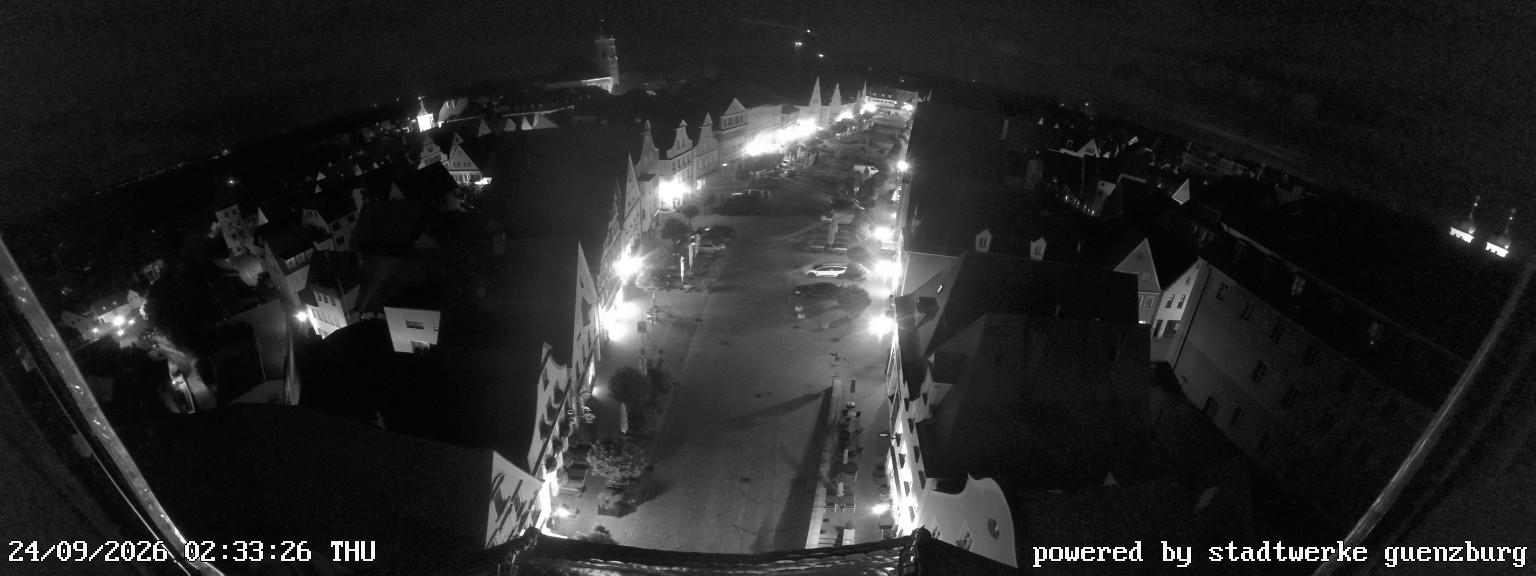 Archiv Foto Webcam Günzburg Marktplatz