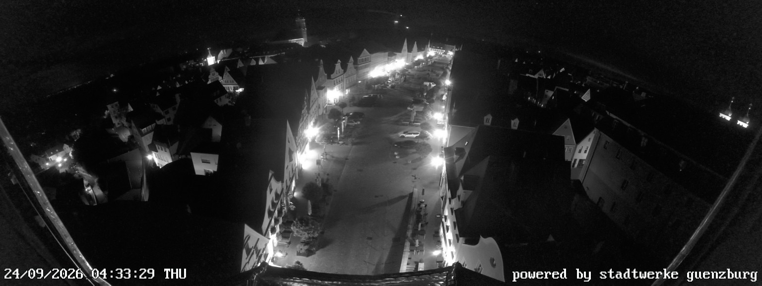 Archiv Foto Webcam Günzburg Marktplatz