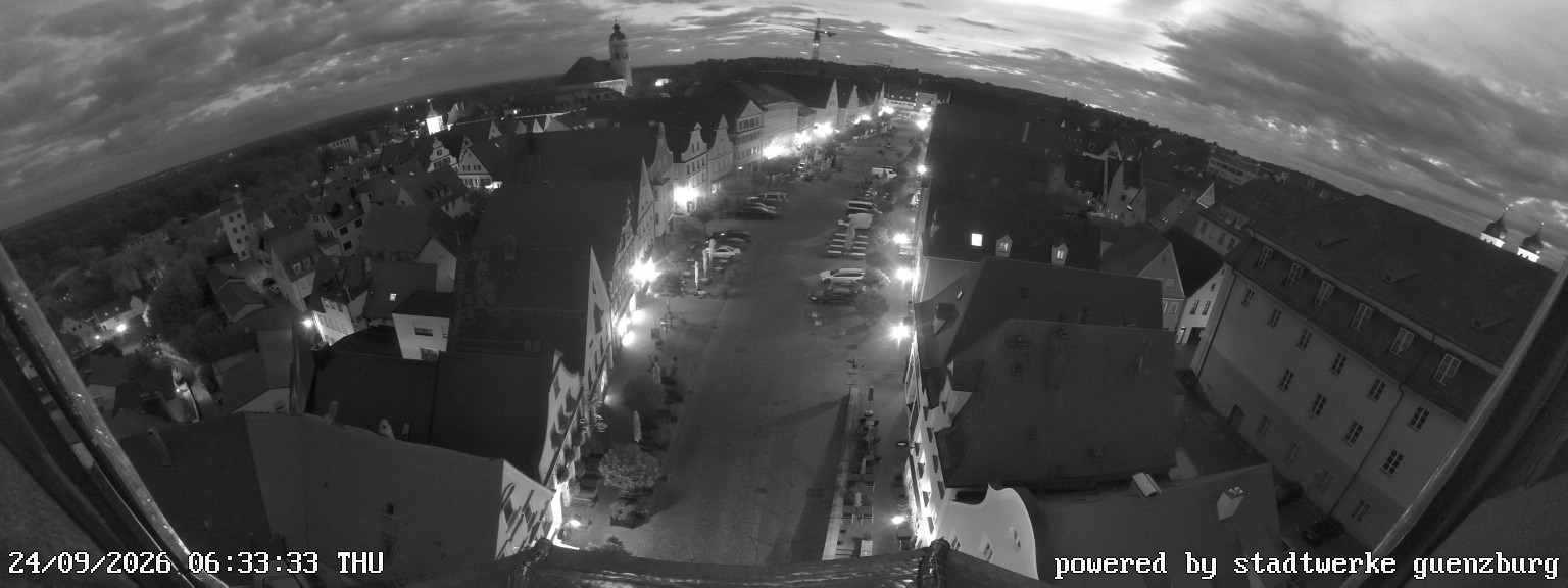 Archiv Foto Webcam Günzburg Marktplatz