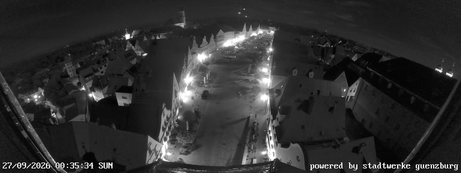 Archiv Foto Webcam Günzburg Marktplatz