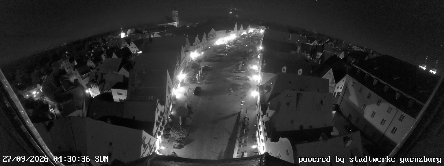 Archiv Foto Webcam Günzburg Marktplatz