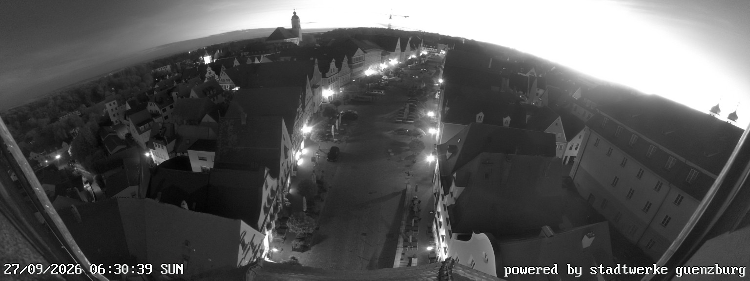Archiv Foto Webcam Günzburg Marktplatz