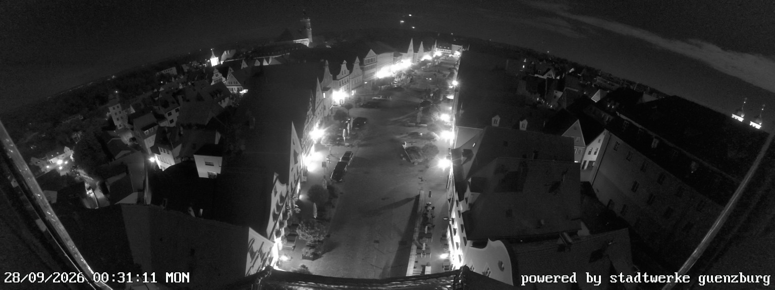 Archiv Foto Webcam Günzburg Marktplatz