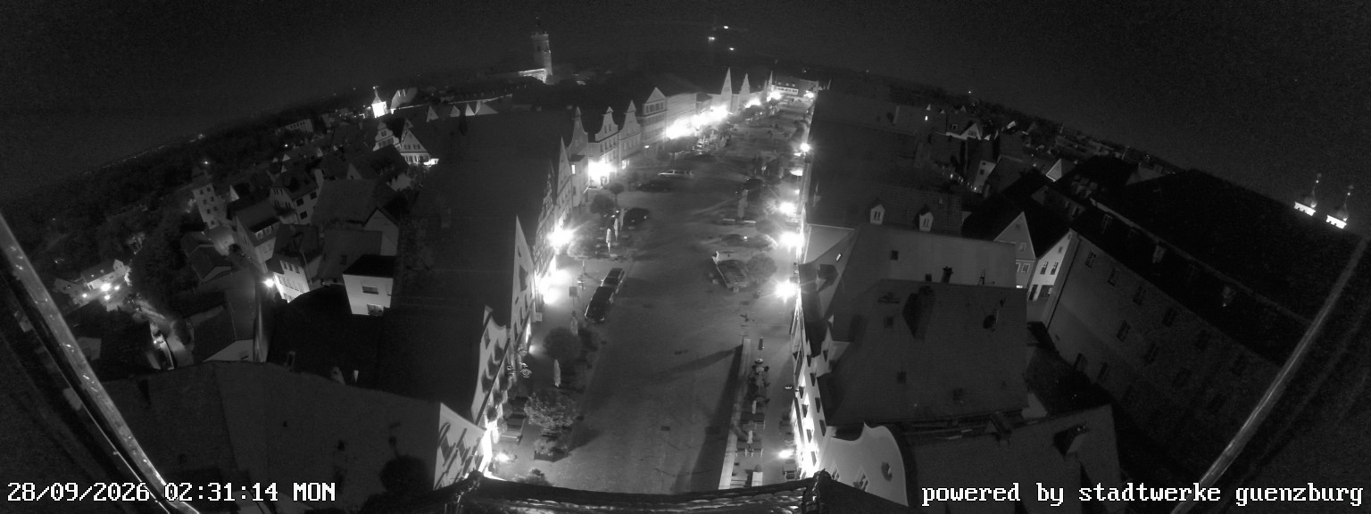 Archiv Foto Webcam Günzburg Marktplatz
