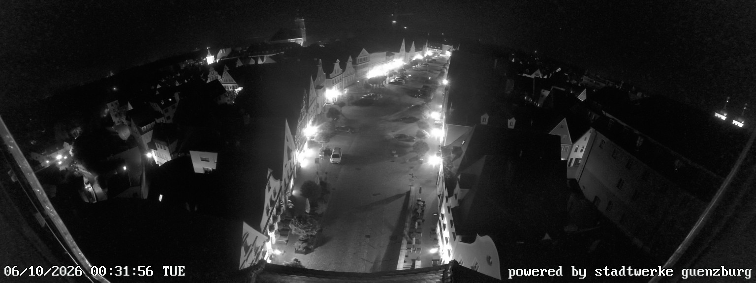 Archiv Foto Webcam Günzburg Marktplatz