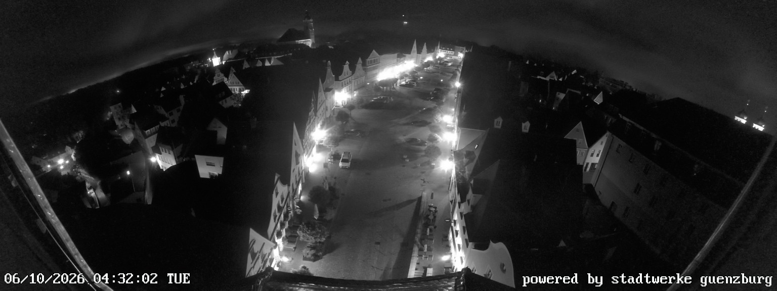 Archiv Foto Webcam Günzburg Marktplatz