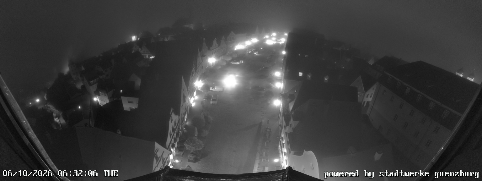 Archiv Foto Webcam Günzburg Marktplatz