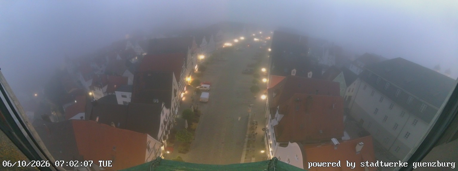 Archiv Foto Webcam Günzburg Marktplatz