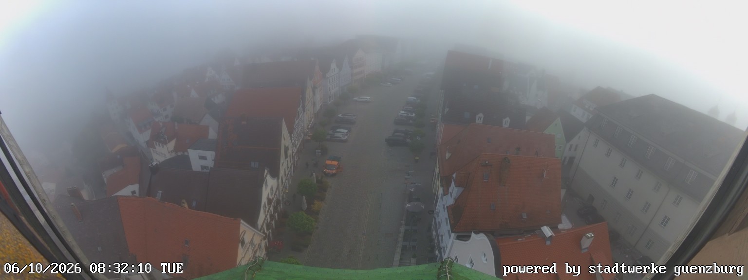 Archiv Foto Webcam Günzburg Marktplatz