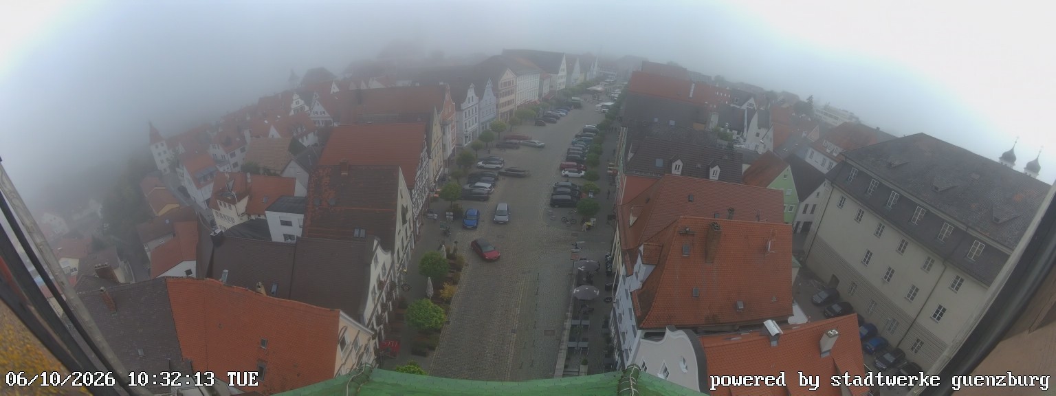 Archiv Foto Webcam Günzburg Marktplatz