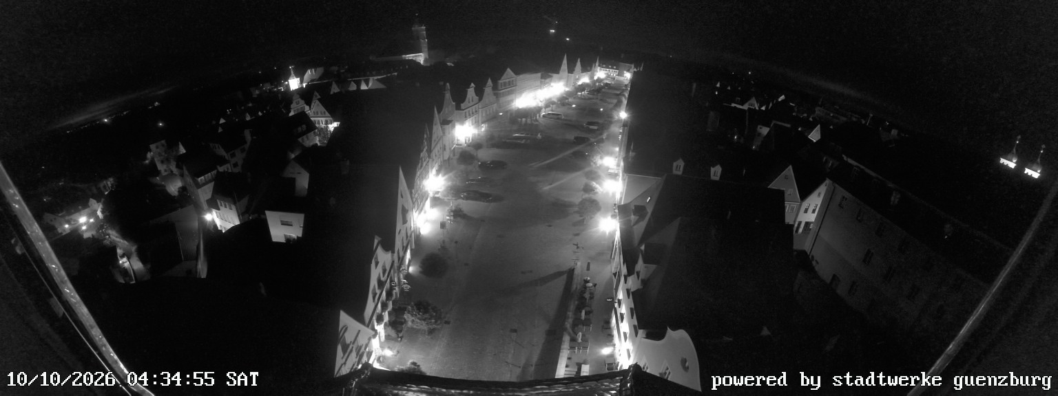 Archived image Webcam Günzburg Town Square