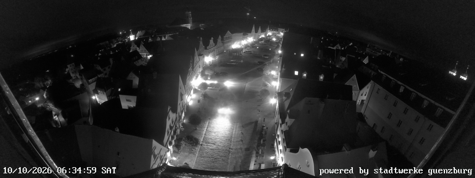 Archived image Webcam Günzburg Town Square