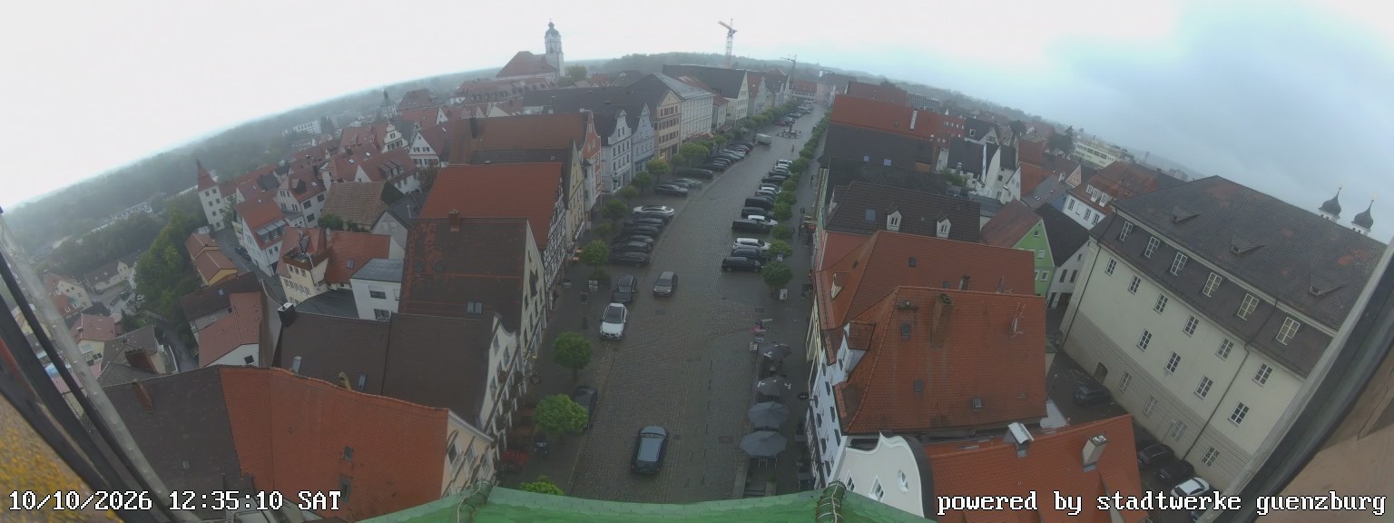 Archived image Webcam Günzburg Town Square