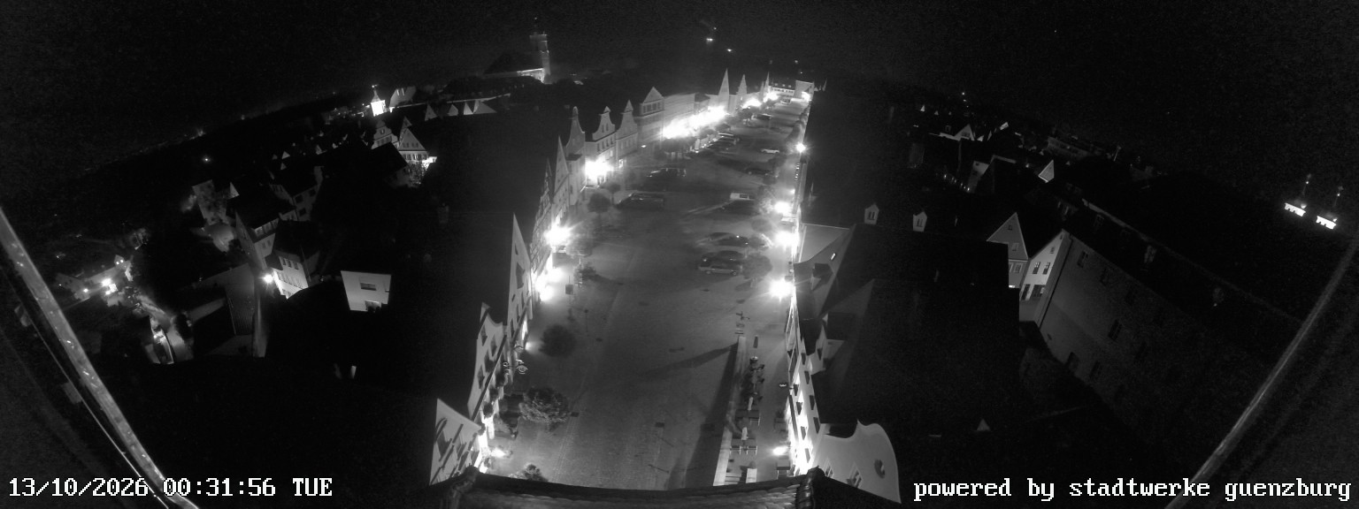 Archiv Foto Webcam Günzburg Marktplatz