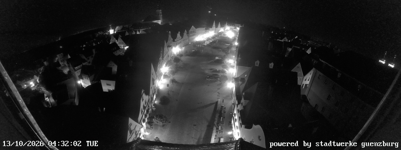 Archiv Foto Webcam Günzburg Marktplatz