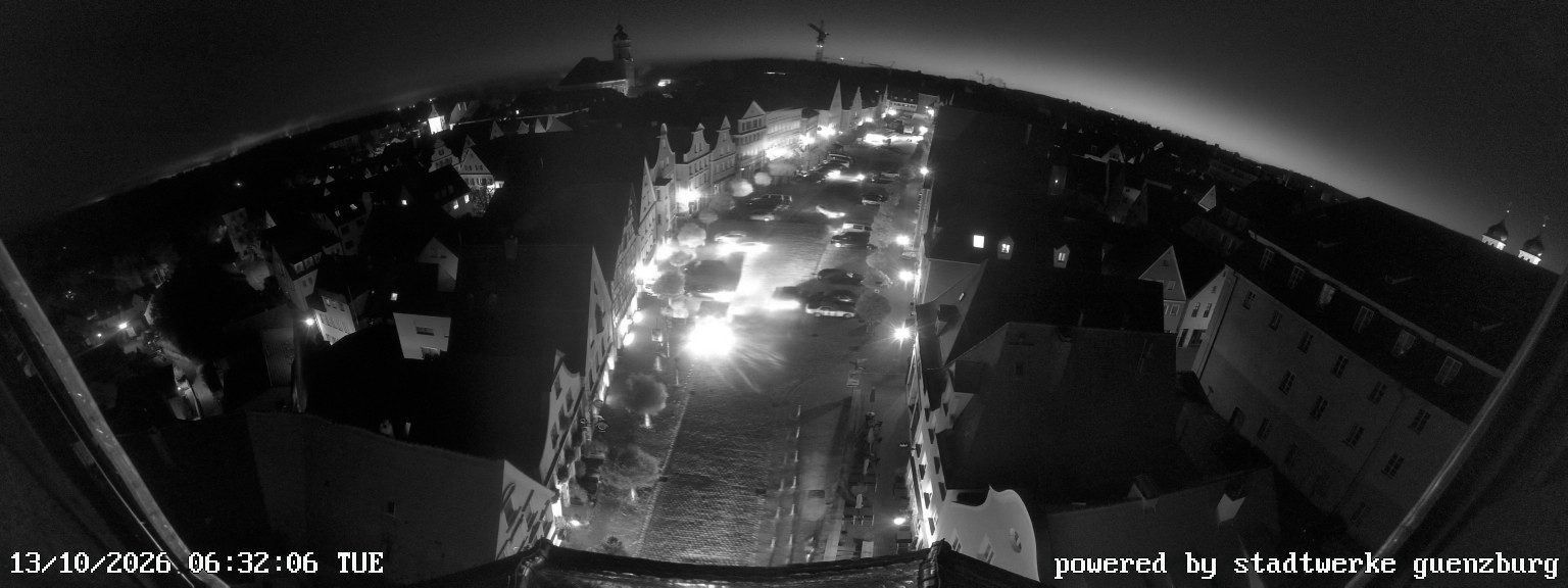 Archiv Foto Webcam Günzburg Marktplatz