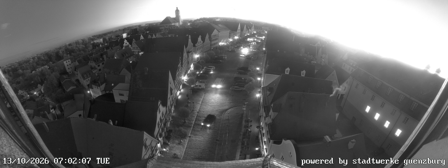 Archiv Foto Webcam Günzburg Marktplatz