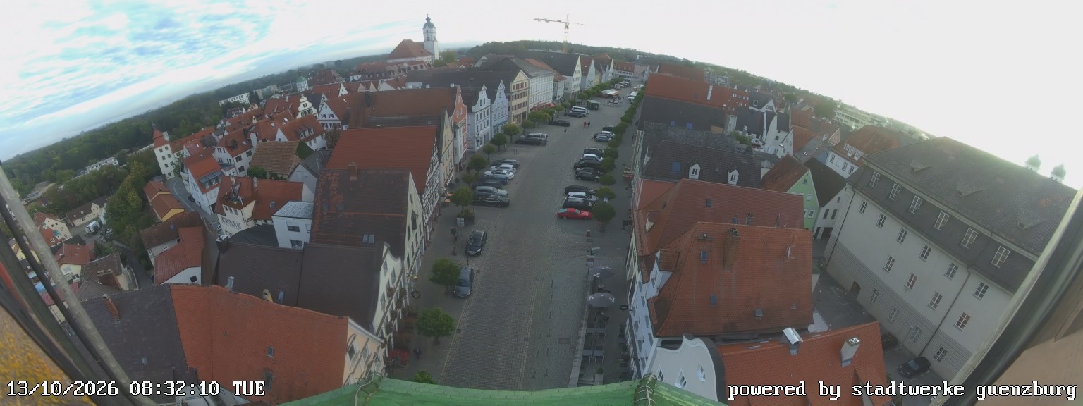 Archiv Foto Webcam Günzburg Marktplatz