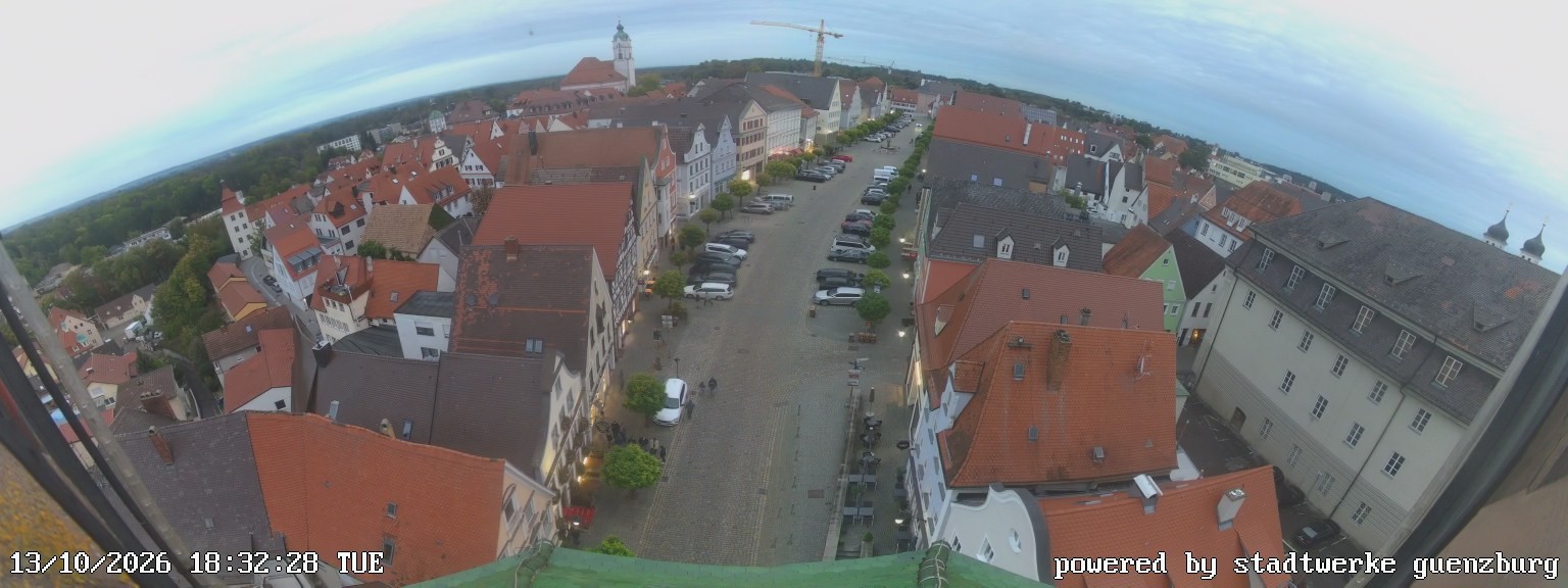 Archiv Foto Webcam Günzburg Marktplatz